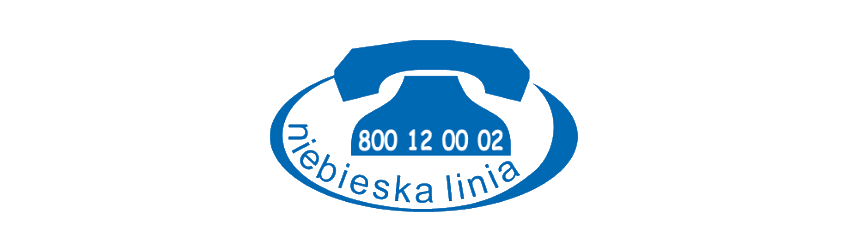 Logo Niebieska Linia 800 12 00 02
