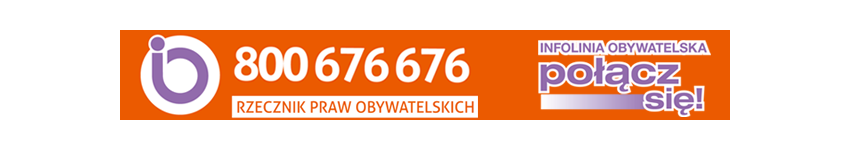 Logo - Infolinia Rzecznika Praw Obywatelskich – 800 676 676