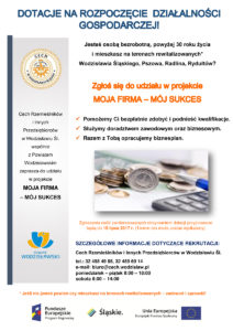 Plakat Moja firma - mój sukces