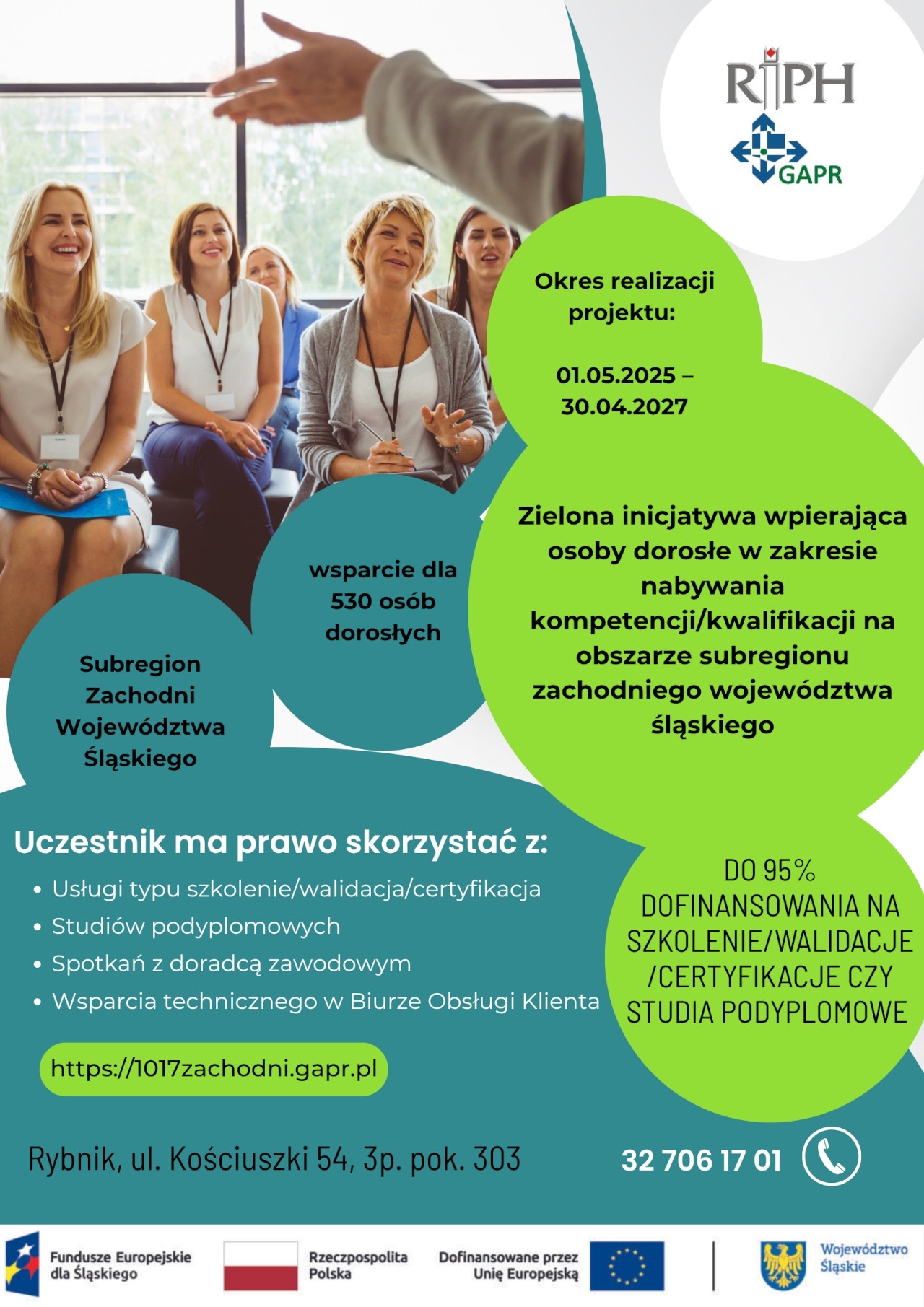 Plakat promujący projekt